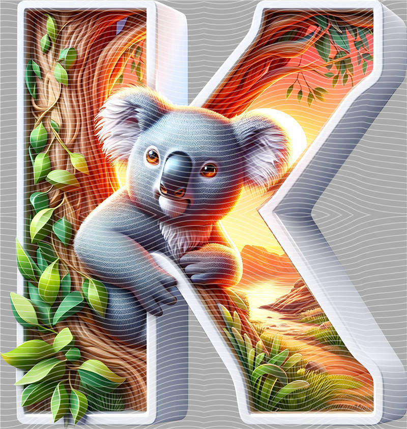 Letters A to Z and Number-AZ 44